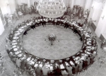 Kulatý stůl v Polsku 1989, foto: Wikipedia.pl